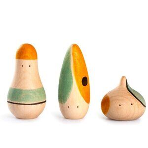 NWT Grapat Wooden Toys 'Hooray' Set